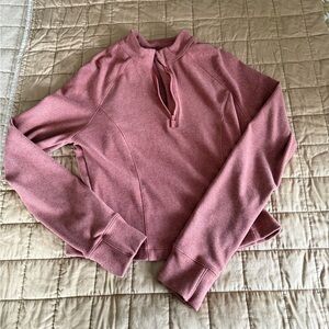 Patagonia Rose Pink Quarter-Zip Pullover Sweatshirt